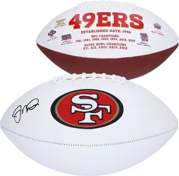 FANATICS AUTHENTIC Joe Montana White San Francisco 49ers Autographed Panel Football | Nordstrom | Nordstrom
