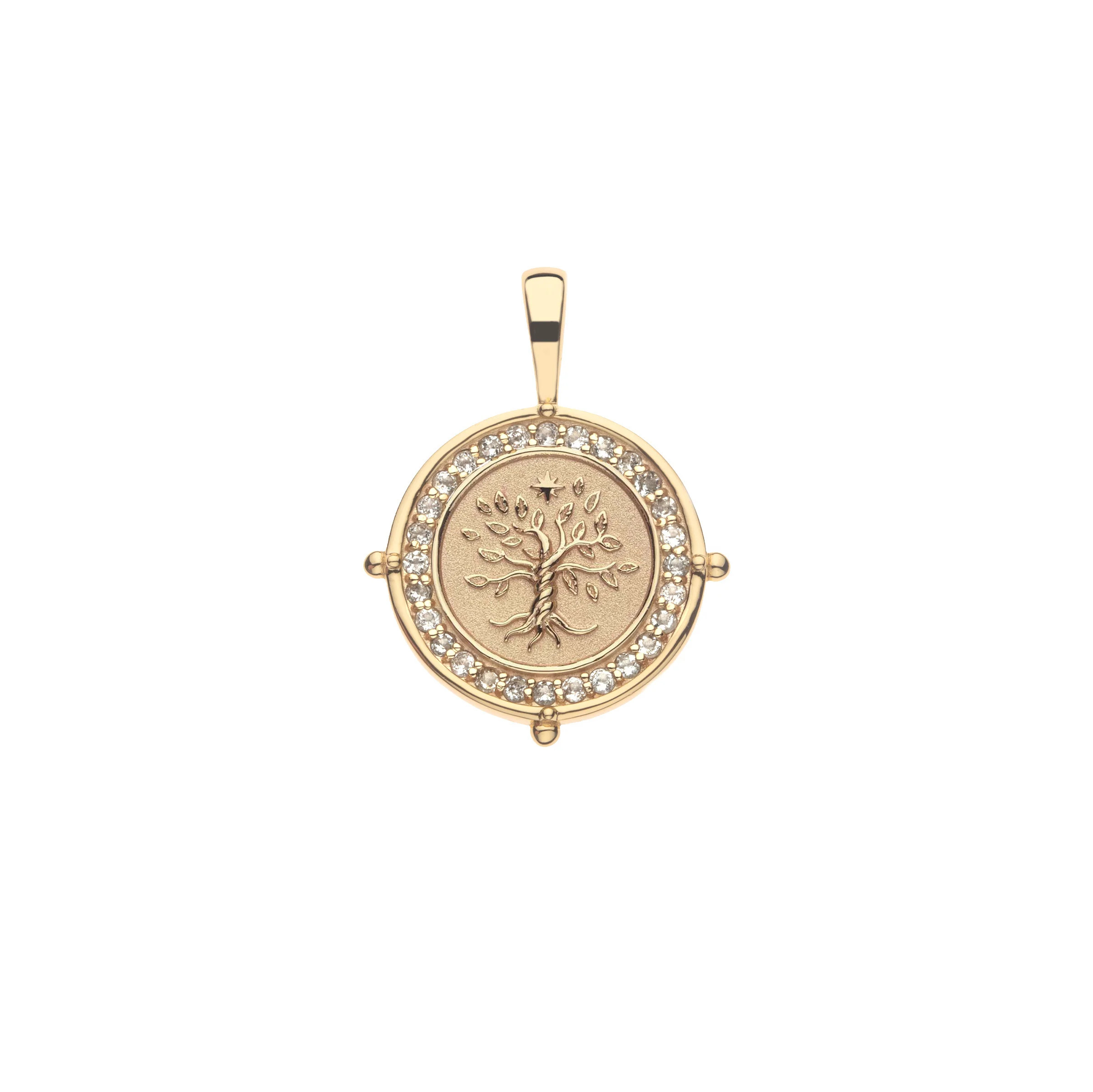 FAITH Petite Embellished Coin | Jane Win