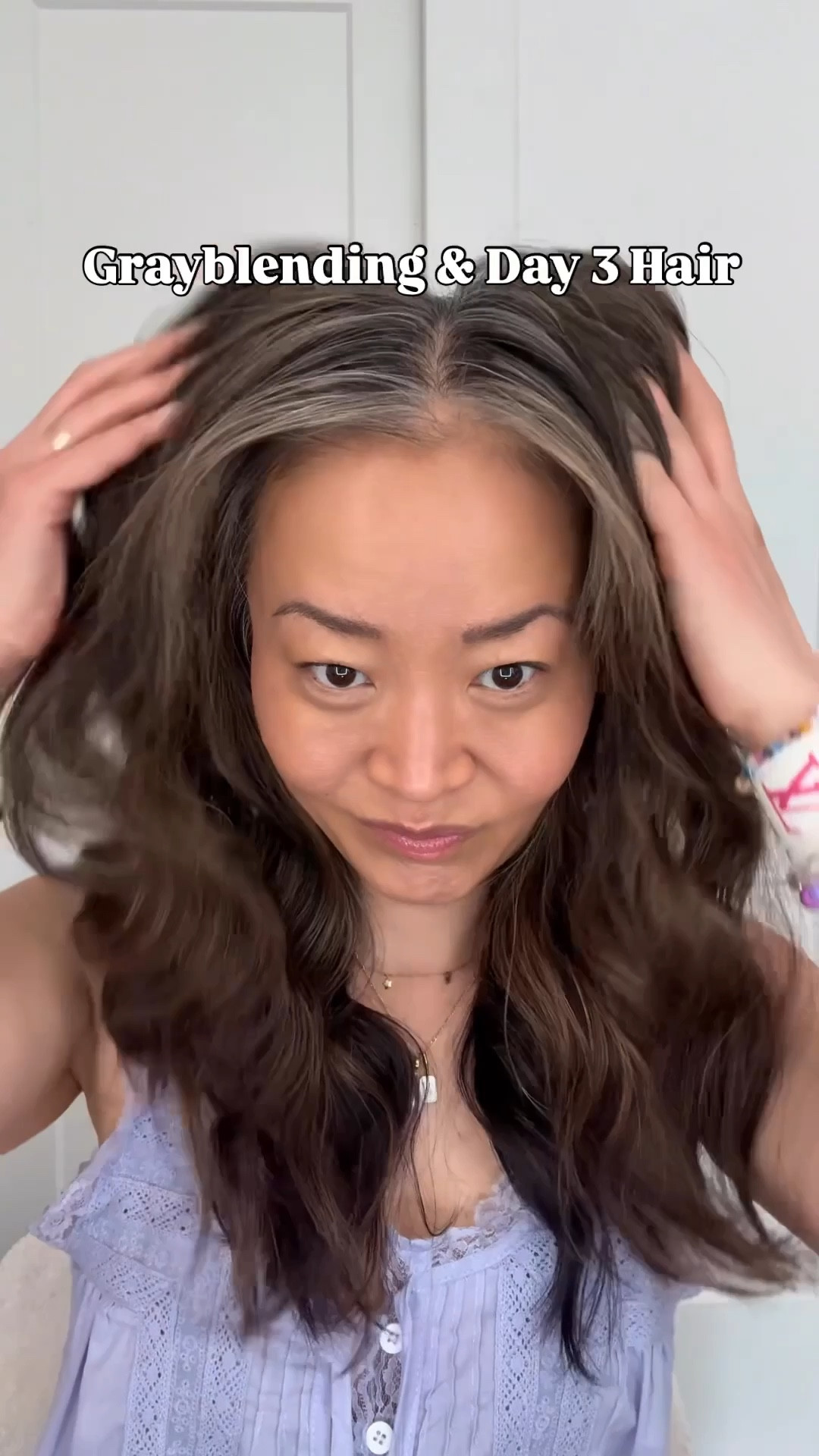 Give me all the dry shampoo and hair oil, especially during this #grayblending process. 🫶✨ 

#haircolor #grayhairdontcare #divi #dryshampoo #moroccanoil #hairoils

#LTKFindsUnder50 #LTKOver40 #LTKBeauty