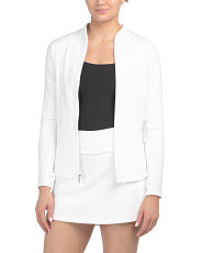 Zip Front Raglan Sleeve Mock Neck Golf Jacket | Marshalls