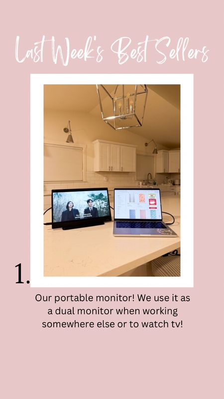 Our portable monitor! We use it as a dual monitor when working somewhere else or to watch tv!

#LTKhome #LTKSeasonal #LTKGiftGuide