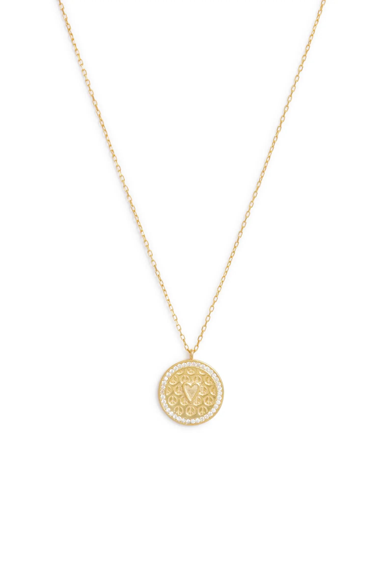 Heart Coin Pendant Necklace | Nordstrom