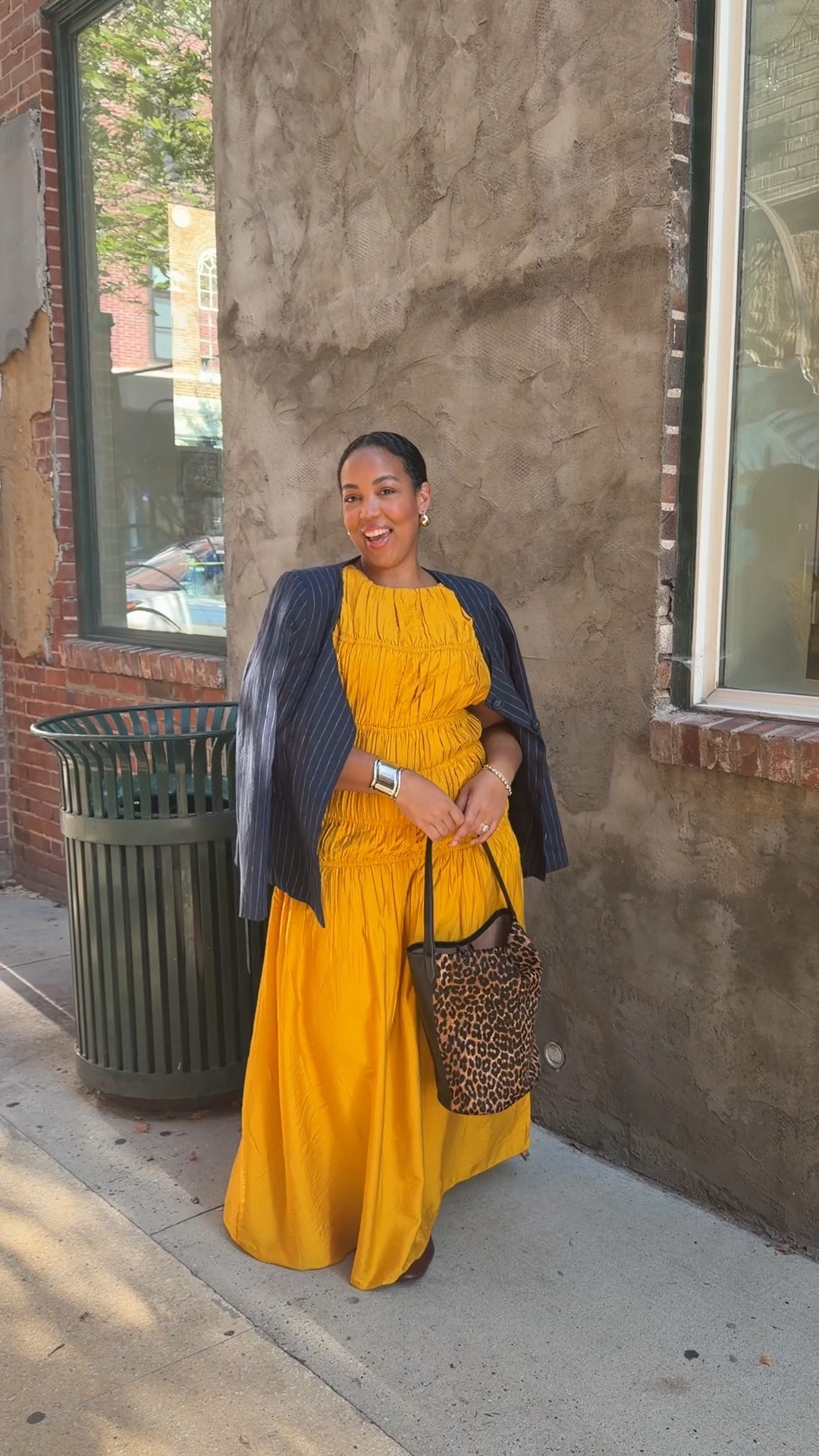 What I Wore To Work Today - a pre-fall styling take on my new summer dress! 💛

#LTKootd #LTKWorkwear