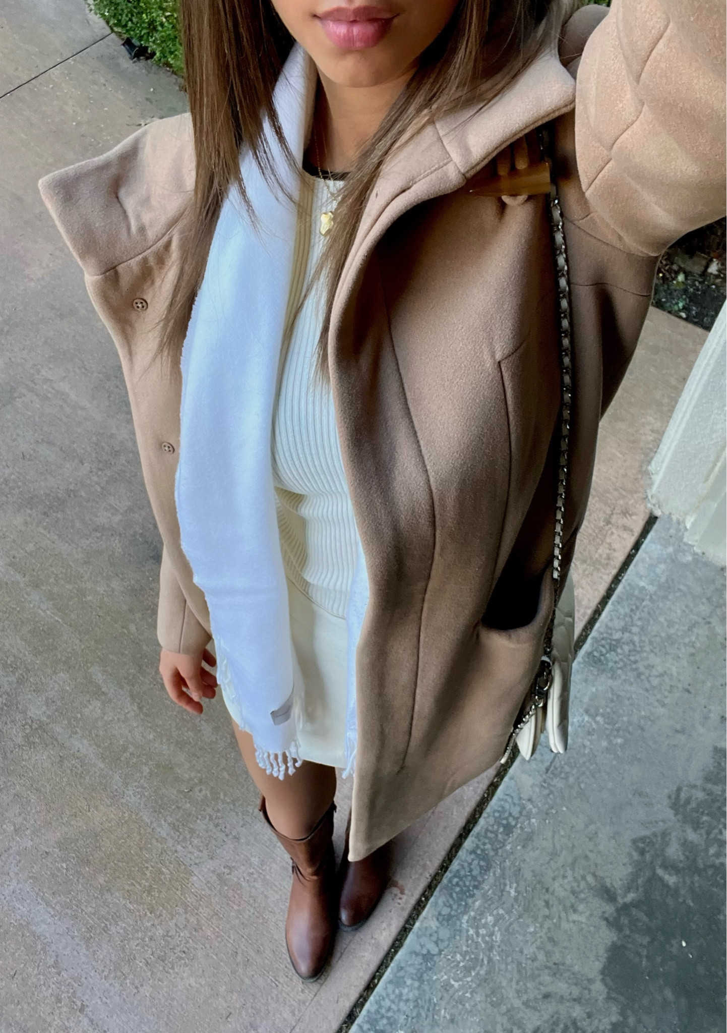 Fall neutrals

• wool coat
• skort + long sleeve set
• scarf
• brown boots

#LTKstyletip #LTKworkwear #LTKautumn
