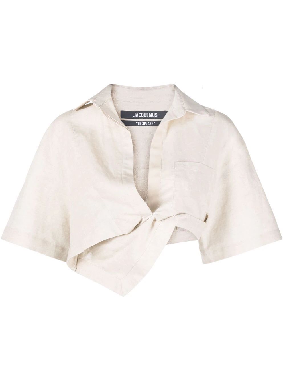 Jacquemus Capri Cropped short-sleeve Shirt - Farfetch | Farfetch Global