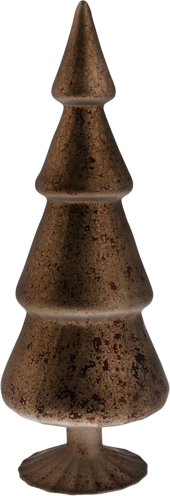 Karma, Tabletop Christmas Tree Decorations, Holiday Glass Christmas Tree Décor, Small 10.25" Bro... | Amazon (US)