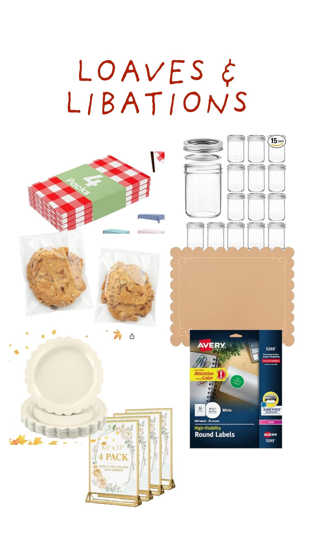 Hosted a sourdough party here a few of the decor items I grabbed. 