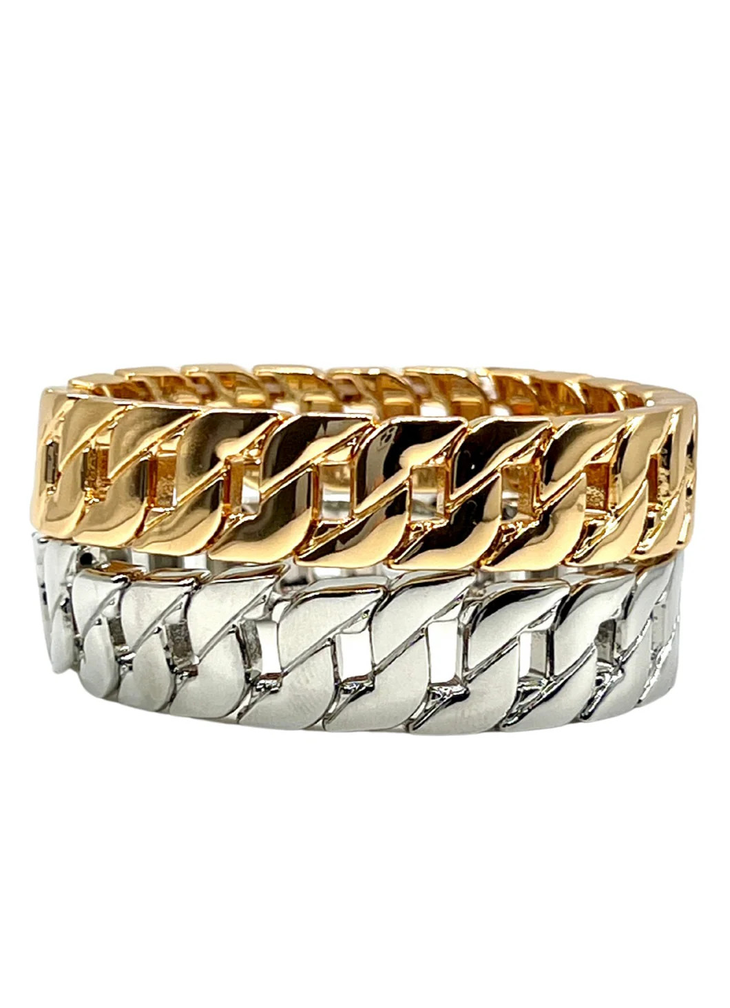 Wide Cuban Chainlink Bracelet | La Lumiere NY