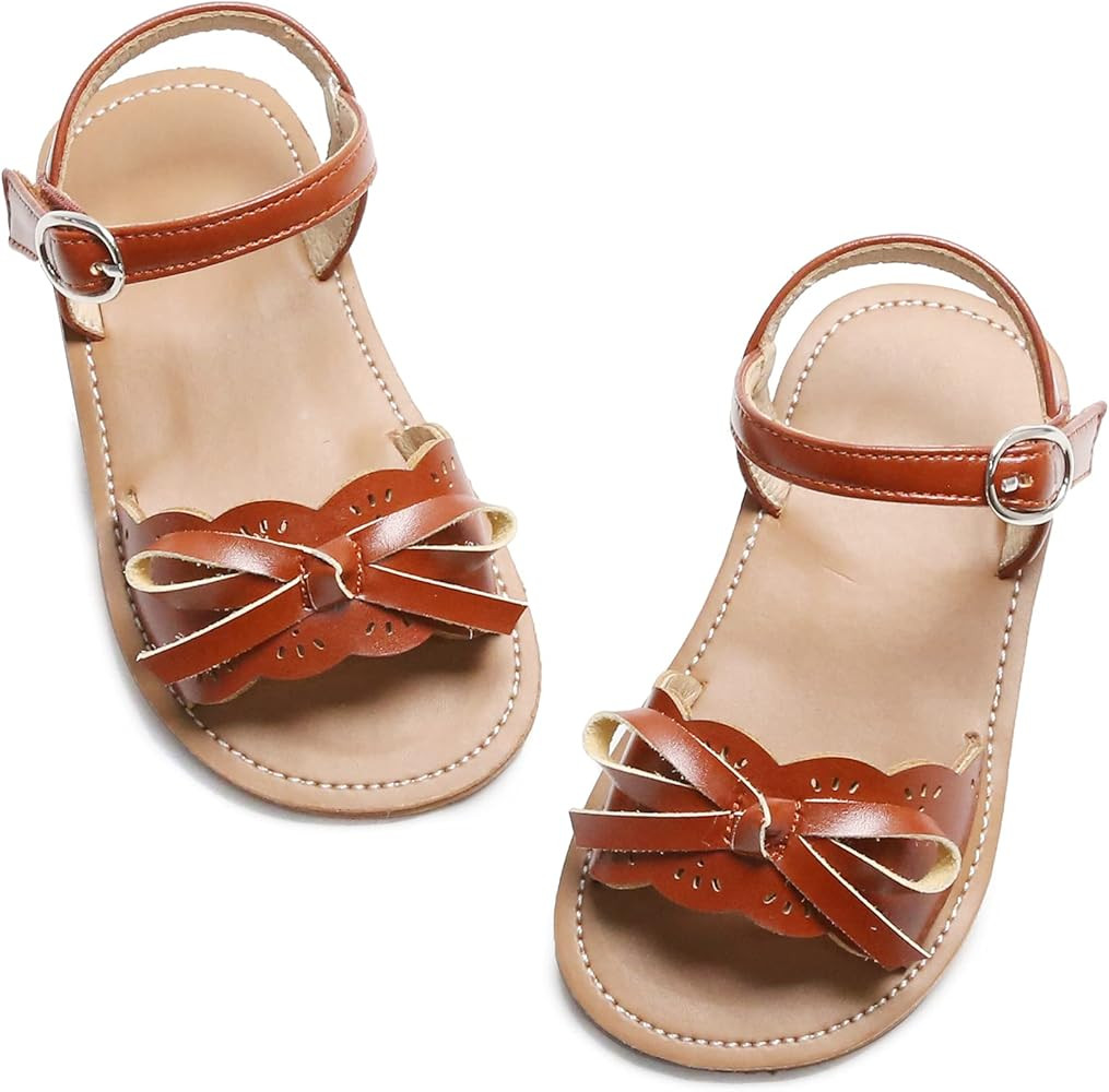THEE BRON Toddler Girl Dress Sandals Sandalias para Nias | Amazon (US)