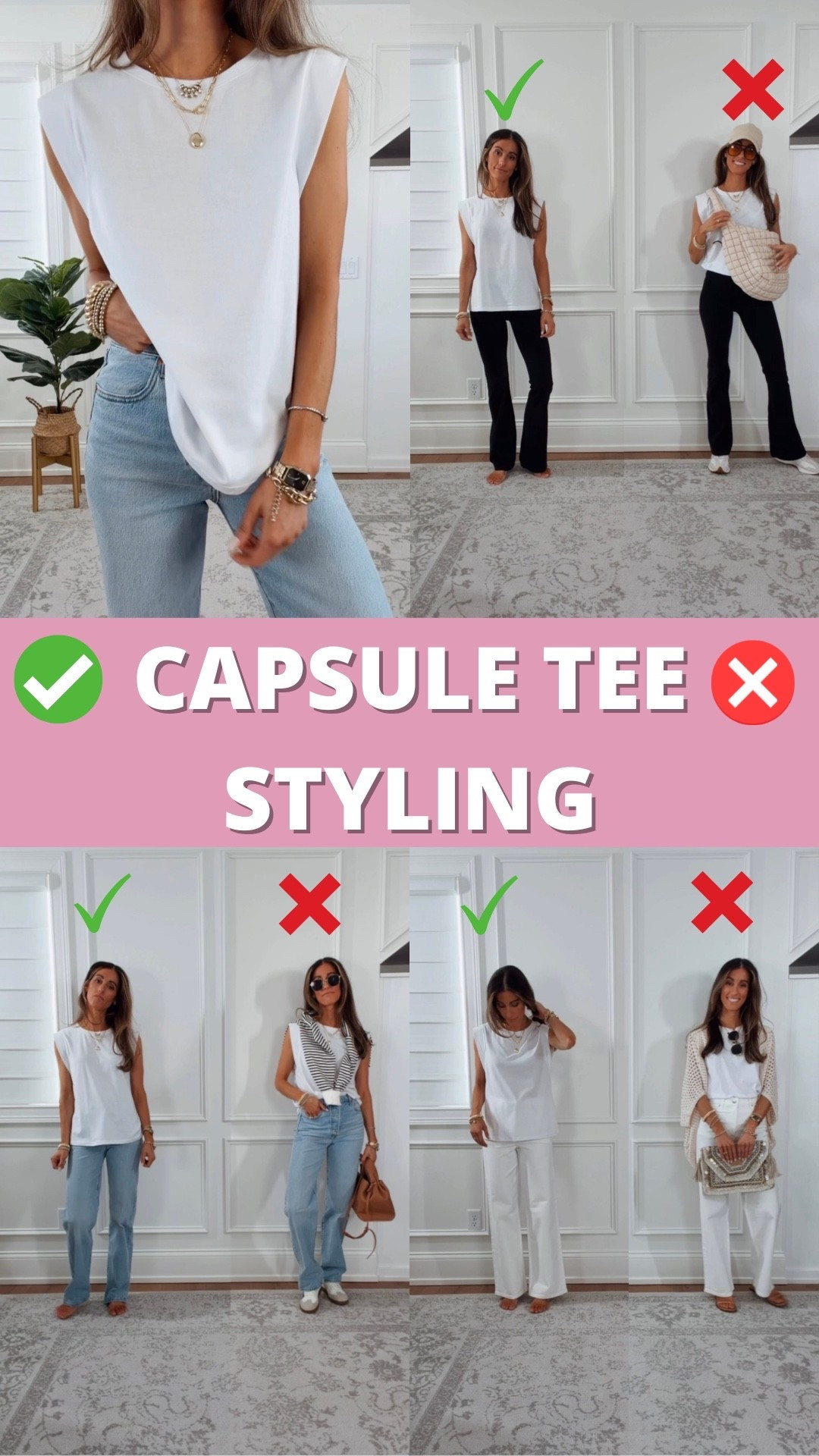 How to style a capsule tshirt 

#LTKFindsUnder50 #LTKSaleAlert #LTKFindsUnder100