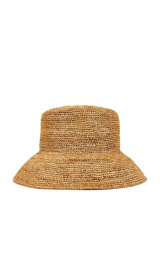 Casa Clara Sydney Bucket Hat in Tan. - size M/L | Revolve Clothing (Global)