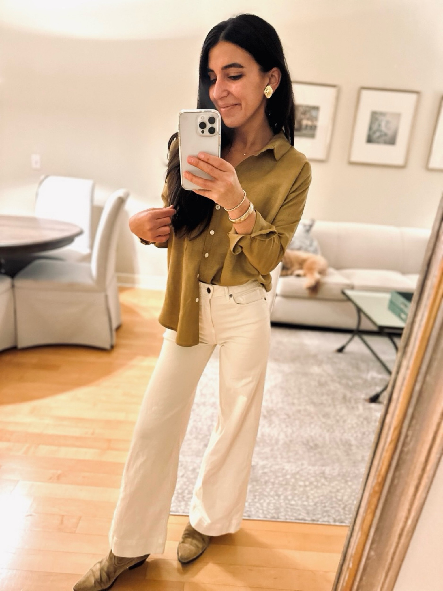 Buying linen button downs on rotation this spring-

#LTKMostLoved #LTKstyletip