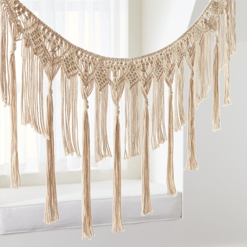 Crochet Tassel Garland + Reviews | Crate and Barrel | Crate & Barrel