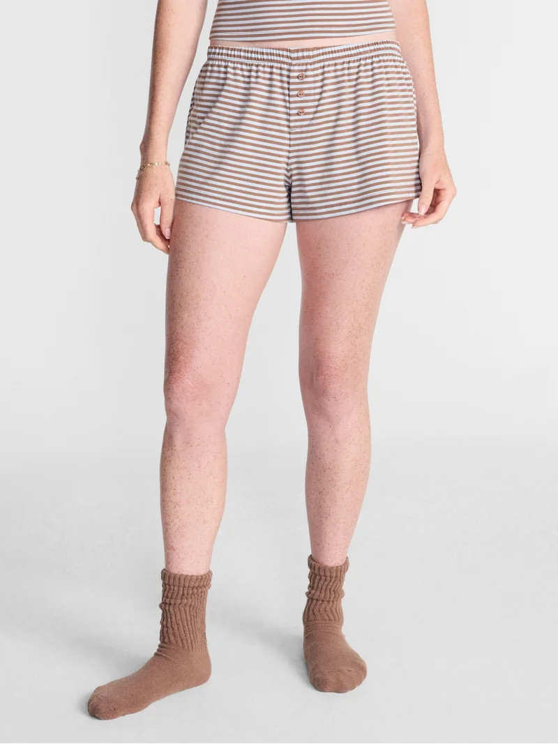 No Boundaries Sleep Shorts from our Cloud Core Collection, Women\u2019s and Women\u2019s Plus XXS... | Walmart (US)
