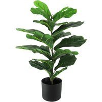 27In Real Touch Artificial Fiddle Leaf Fig Tree in Pot | Small Faux Realistic Fake Silk Plant Home O | Etsy (US)
