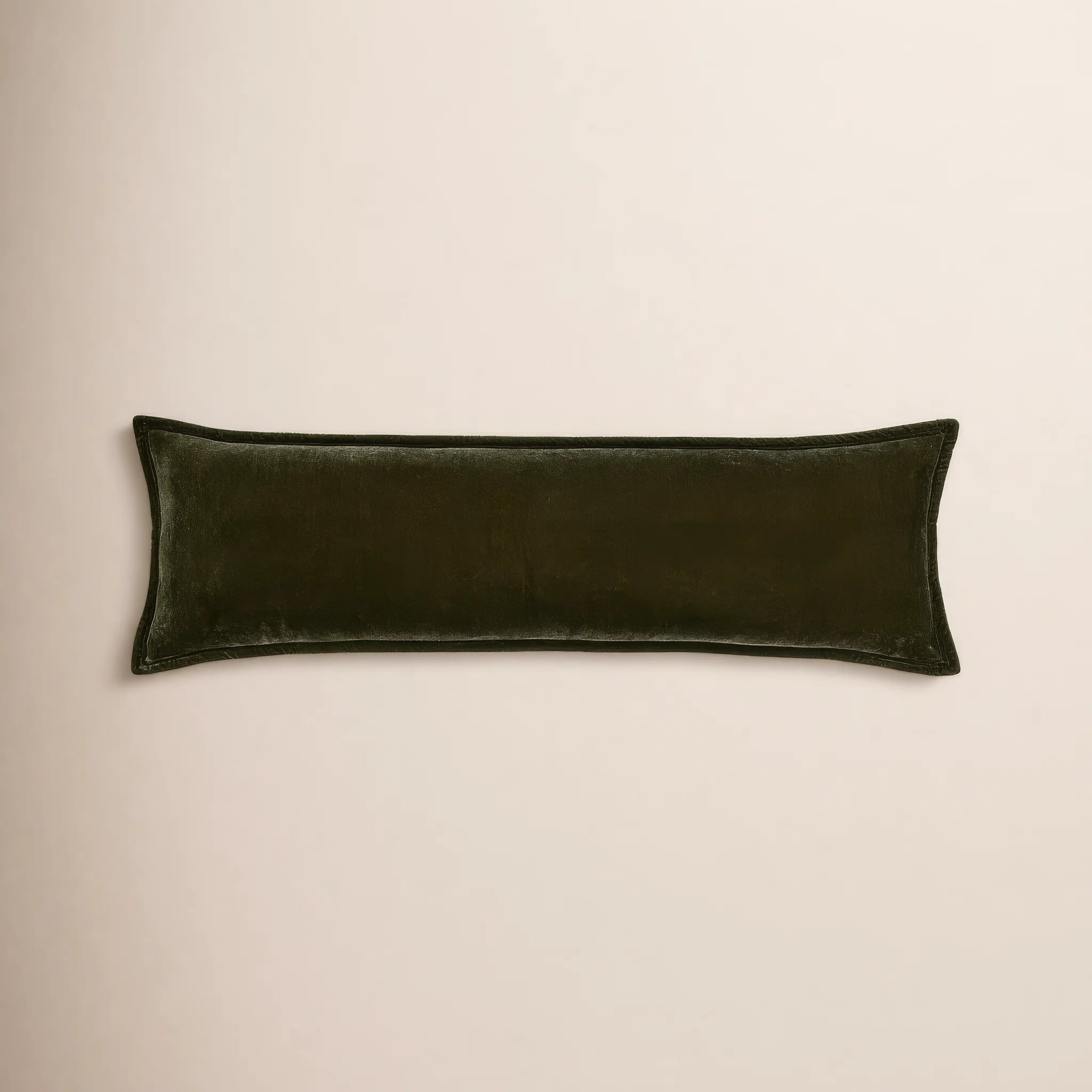 Stella Solid Faux Silk Velvet Romantic Western 14x42 inch Long Lumbar Pillow | Joss & Main