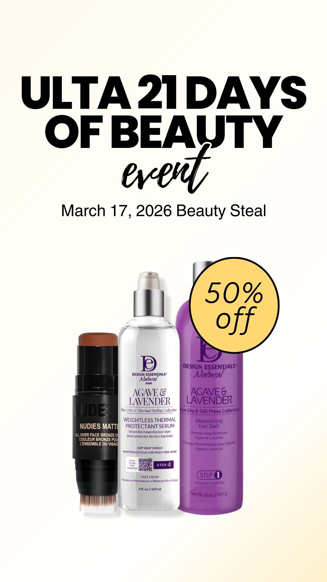 Ulta 21 Days Of Beauty picks of the day. Get 50% off select products during the sale event. 

 #haircare #relaxedhair #hairsyler #shampoo #makeup 

#LTKSaleAlert #LTKBeauty