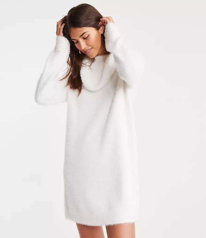 Lou & Grey Lashout Cowl Sweater Dress | LOFT | LOFT