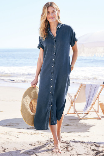 Je Veux Midi Shirtdress | Soft Surroundings