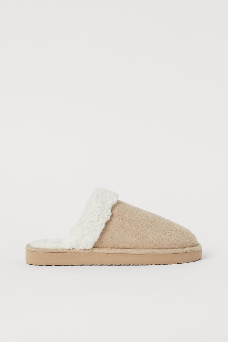 Faux Fur-lined Slippers | H&M (US + CA)