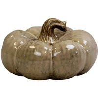 Four Candle Beige Mottle Ceramic Pumpkin Decoration Autumn Ornament | Debenhams UK