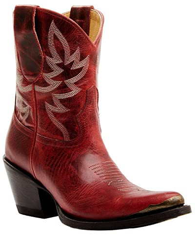 Idyllwind Women's Wheels Western Booties Round Toe - BIWFA22L51 9 1/2 M US Red | Amazon (US)