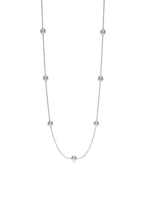 Napier Silver-Tone 42-in. Long Necklace, Grey, 40 in | Belk