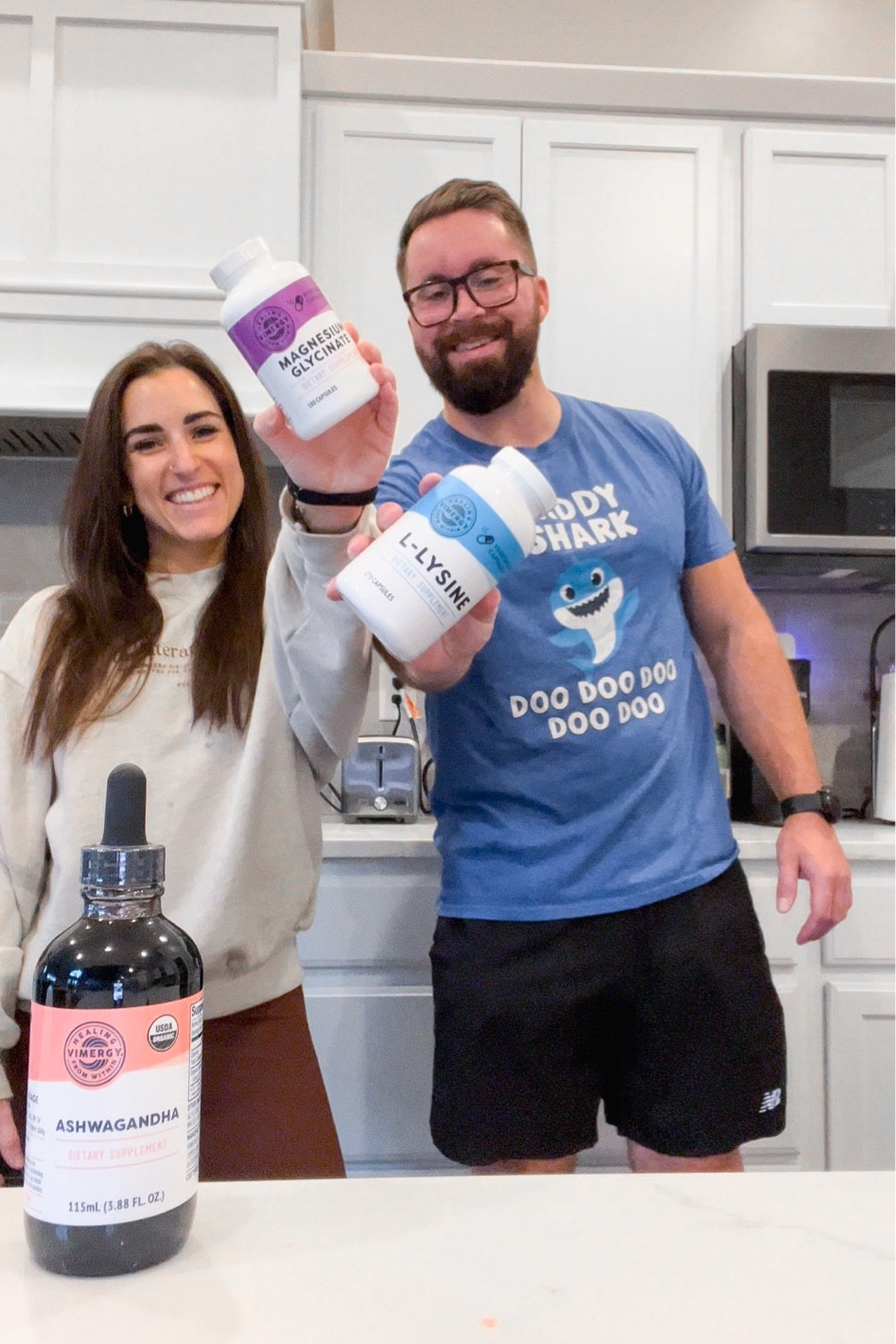 Hubby + Wife Supplement Alert!!! I’ve been using @vimergy since I added magnesium into my routine a couple of years ago before Zozo!! 

 

Now Scott takes it + l-lysine + ashwagandha. He loves them for to ease stress & promote brain clarity 🤌🏼  

 

I’ve linked our favs in my LTK for easy peasy shopping! Such a phenomenal brand. #ad  
