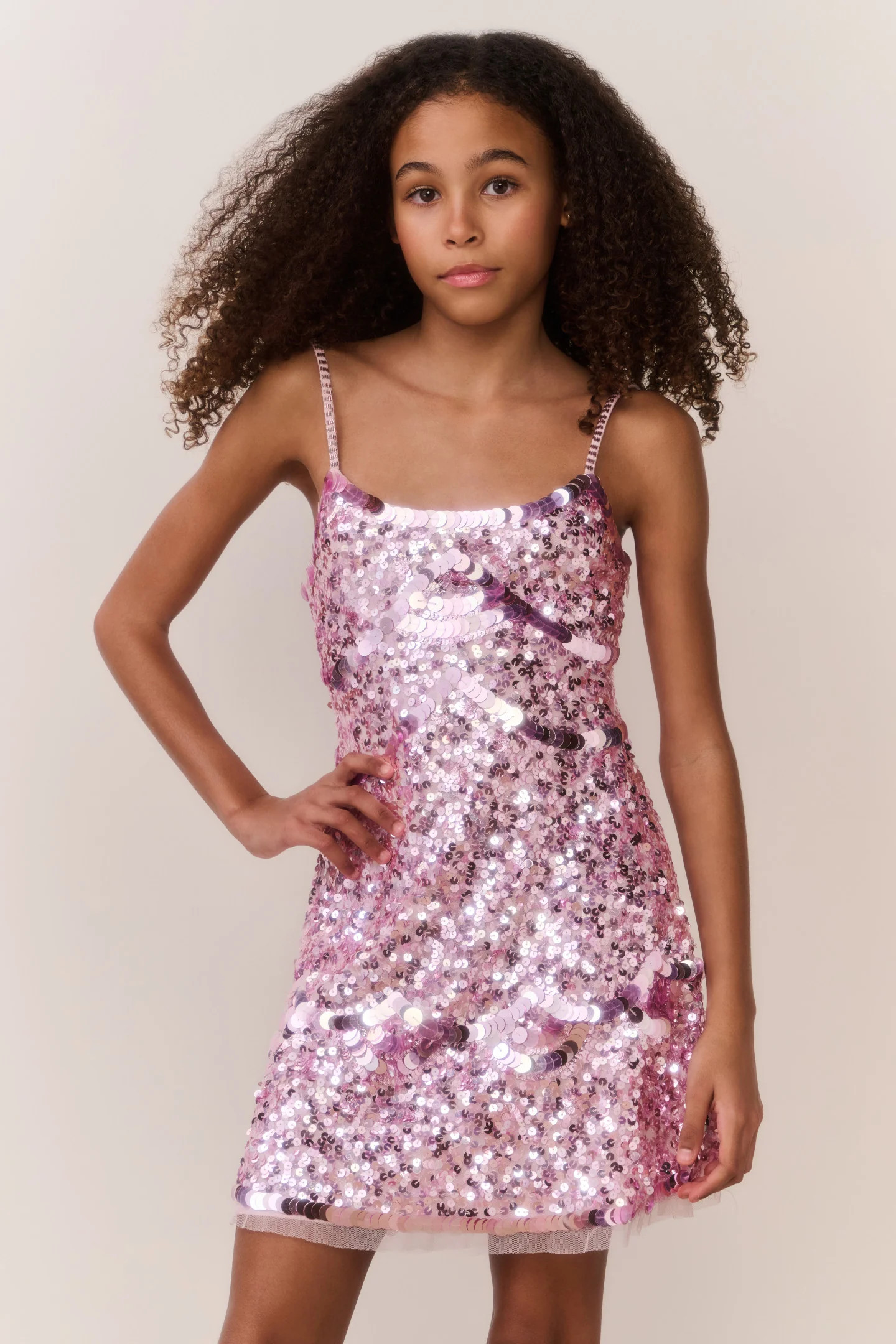 Tween Liria Sequin Mini Dress | LoveShackFancy