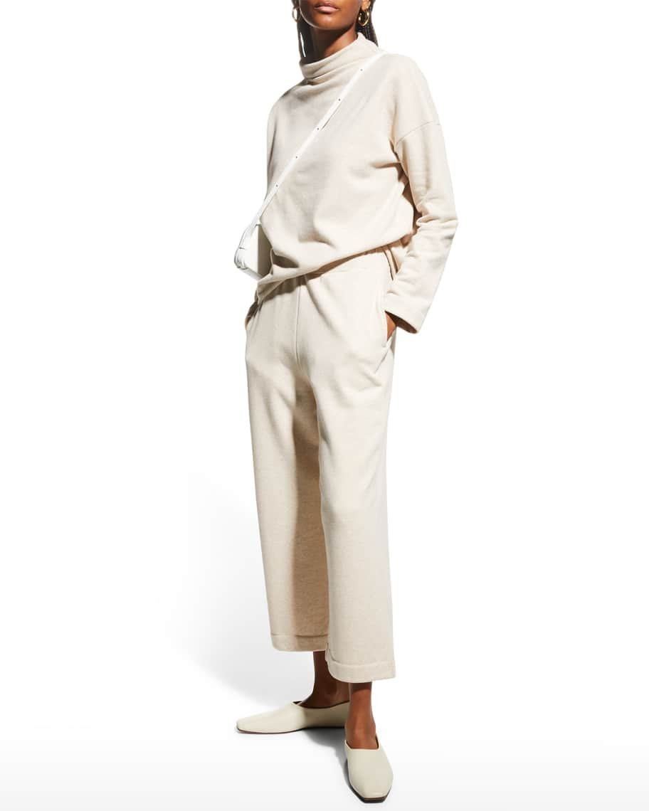 Vince Cropped Wide-Leg Pants | Neiman Marcus