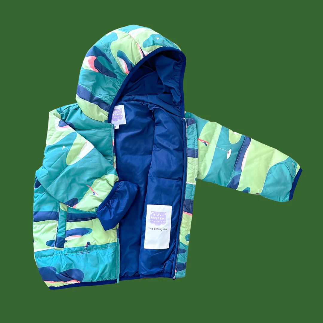 Golf Camo Puffer Jacket | Poppy Kids Co