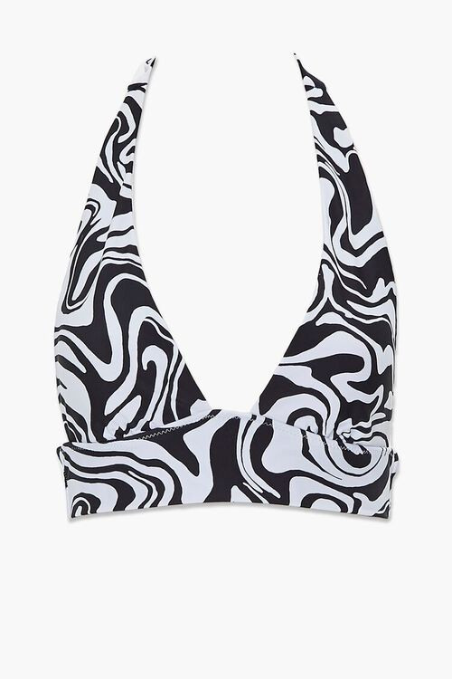 Abstract Print Halter Bikini Top | Forever 21 | Forever 21 (US)
