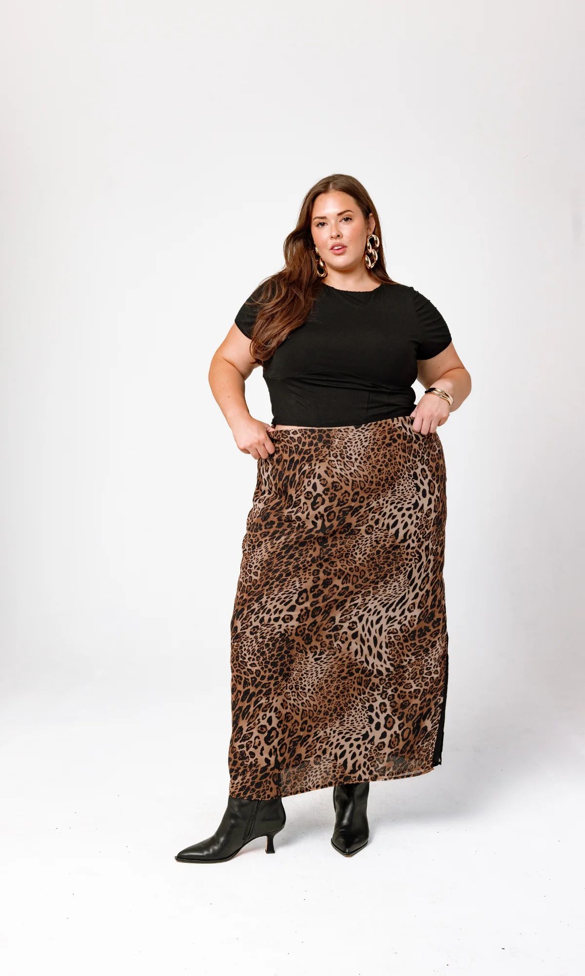 Bella Leopard Maxi Skirt | GIA/irl