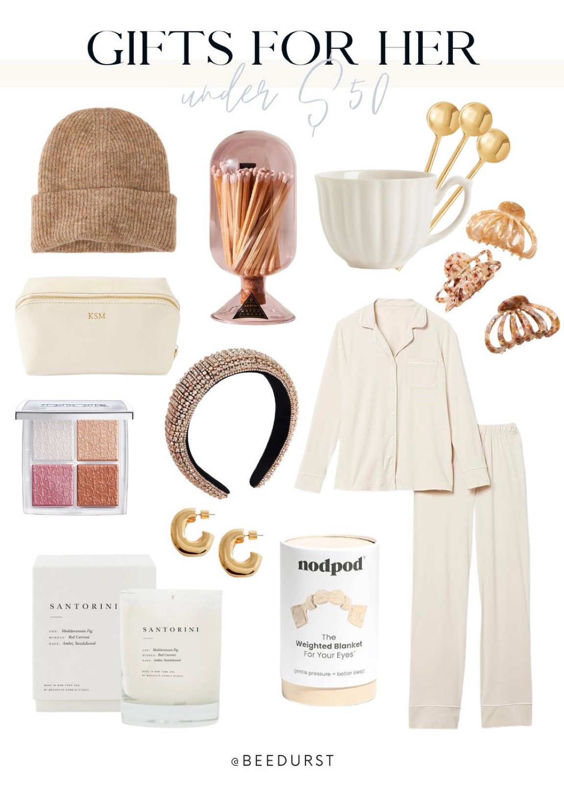 Christmas gift guide for her under $50, Christmas gift ideas under $50, gift guide for wife, gift guide for mother in law

#LTKGiftGuide #LTKbeauty #LTKHoliday
