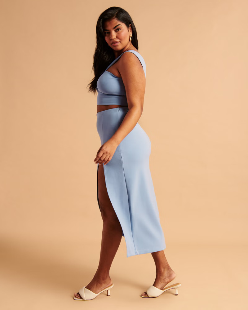 Elevated Midi Skirt | Abercrombie & Fitch (US)
