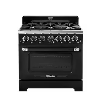 UNIQUE Classic Retro by Unique Classic Retro 36-in 6 burners 4.5-cu ft Convection Oven Freestandi... | Lowe's