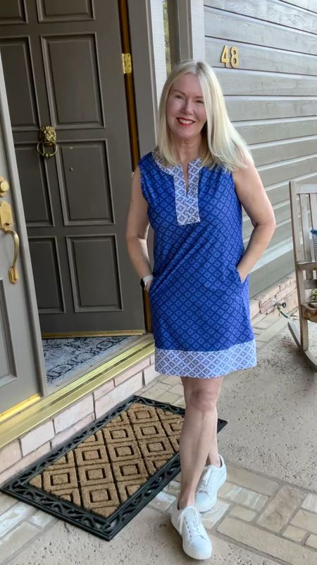 Summertime vibes with this cute @cabanalife  blue dress that’s perfect for vacation or casual warm days. This UPF 50+ sun protective  fabric will help keep you safe from the harmful rays of the sun, it’s a fashion summertime win! 
💙🏖️💙
For reference, I’m 5’7” and usually wear a size 4-6 and im wearing a Medium, I like my clothes roomy, especially if I’m wearing them over a swimsuit 😉
💙🏖️💙

#bluedress
#tunicdress
#vacationstyle
#resortwear
#sunprotectiveclothing

#LTKSeasonal #LTKFind