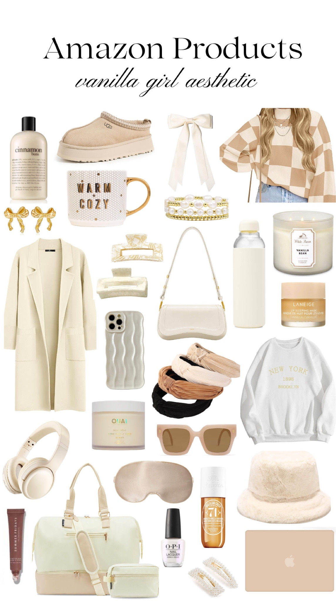 Vanilla Girl Aesthetic, Amazon edition, pt. 2🤎 *only half of the products are linked, so check out my other post for the 2nd half* #vanillagirl #vanillagirlaesthetic

#LTKbeauty #LTKstyletip #LTKGiftGuide