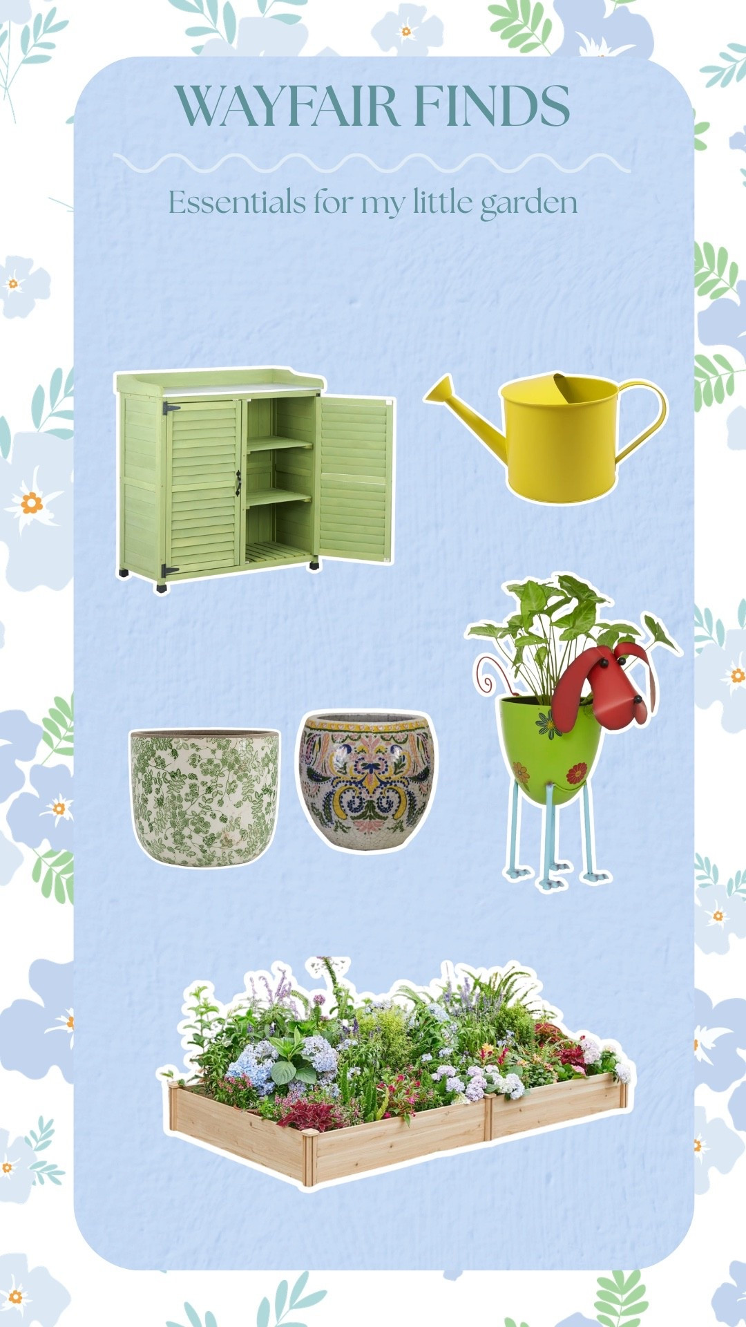 #ad Essentials for my new little garden  🪏🪴🫜🌷 Ordered everything I needed to start gardening from @Wayfair & I’m so excited about this new hobby! #wayfair #wayfairpartner #wishyouwerehere #outdoor 

outdoor living, home finds, new hobby

#LTKSeasonal #LTKHome