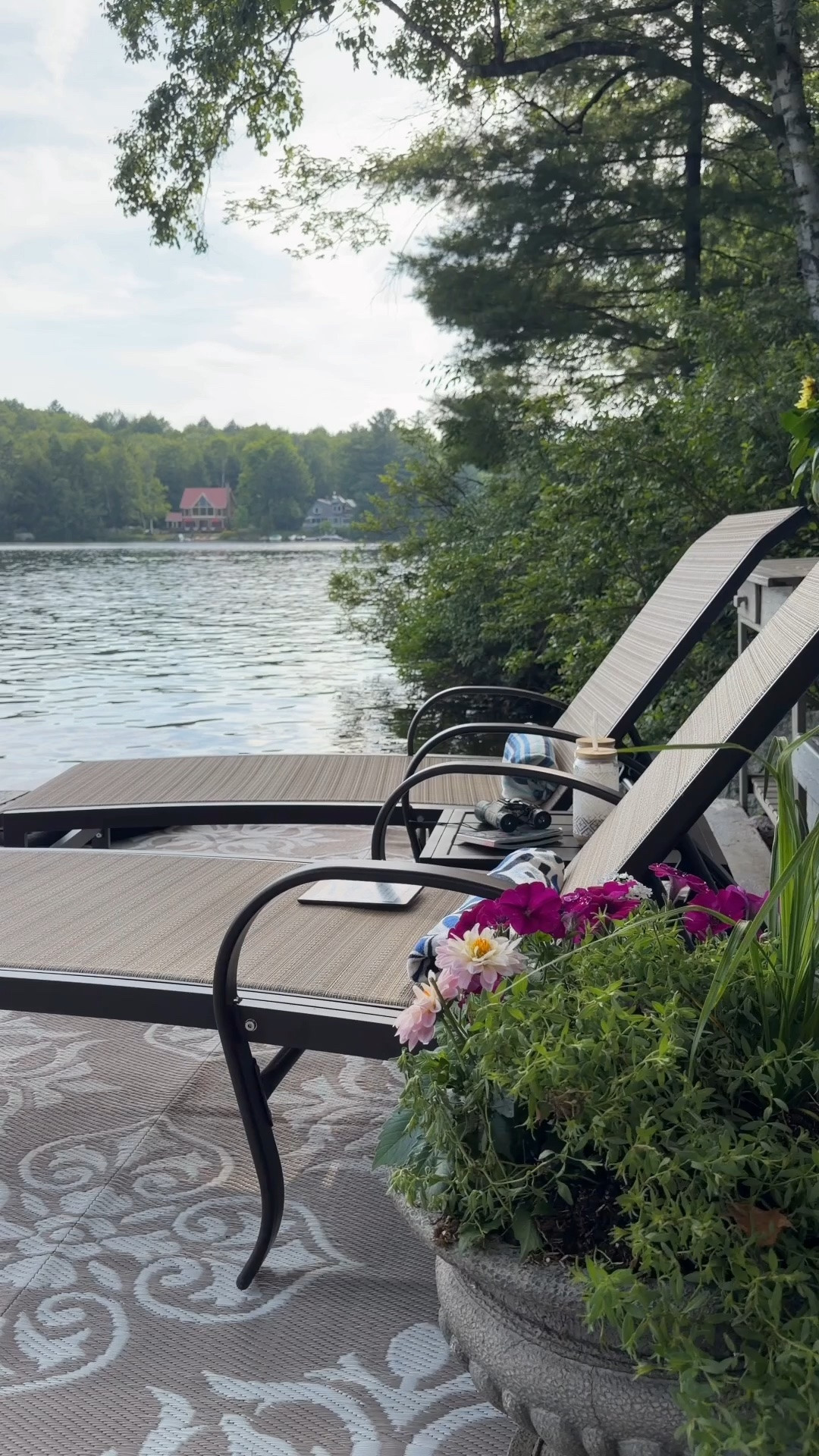 We didn’t know we could relax more at the lake until we got these chaise lounges! There is something about putting your feet up that forces you to slow down, read a book, watch the birds, take it all in.  There is no reason to jump up and do the next thing on your to do list!  This is the priority~ relaxing, pausing, slowing down!  Taking time to relax is not something you earn when the to do list is done- it is an essential part of life!  How are you relaxing this summer? 
Comment “Relax” for link.  Use code KARIMAC10, 10% off,  valid before January 3

#summertime #relaxandunwind #chaiselounge #purpleleaf #lakelife

#LTKdayinmylife #LTKSeasonal #LTKSwim