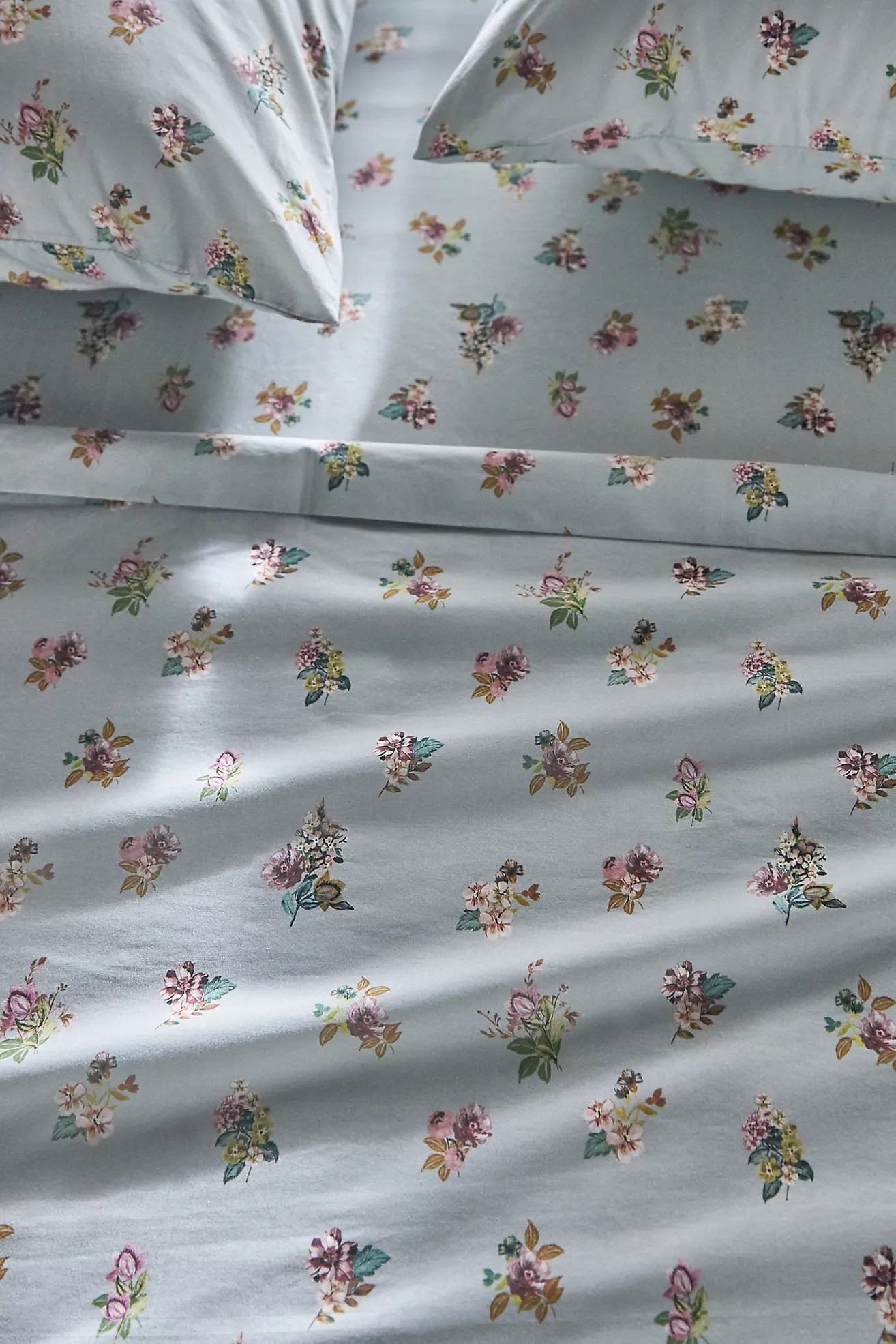 Organic Cotton Percale Printed Sheet Set | Anthropologie (US)