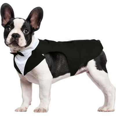 Kuoser Dog Tuxedo Dog Suit and Bandana Set, Dogs Tuxedo Wedding Party Suit, Dog Prince Wedding Bow Tie Shirt Formal Dog Wedding Attire, Black XX Large | Target
