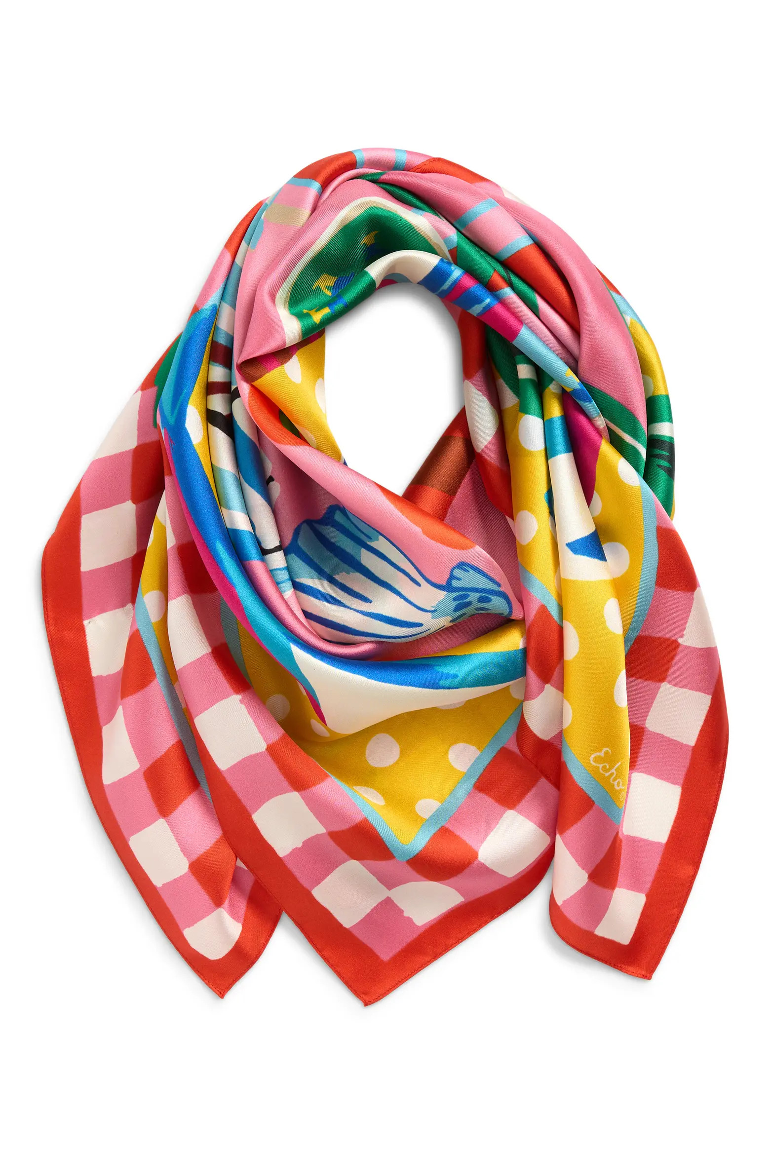 Beach Picnic Silk Square Scarf (Women) | Nordstrom | Nordstrom