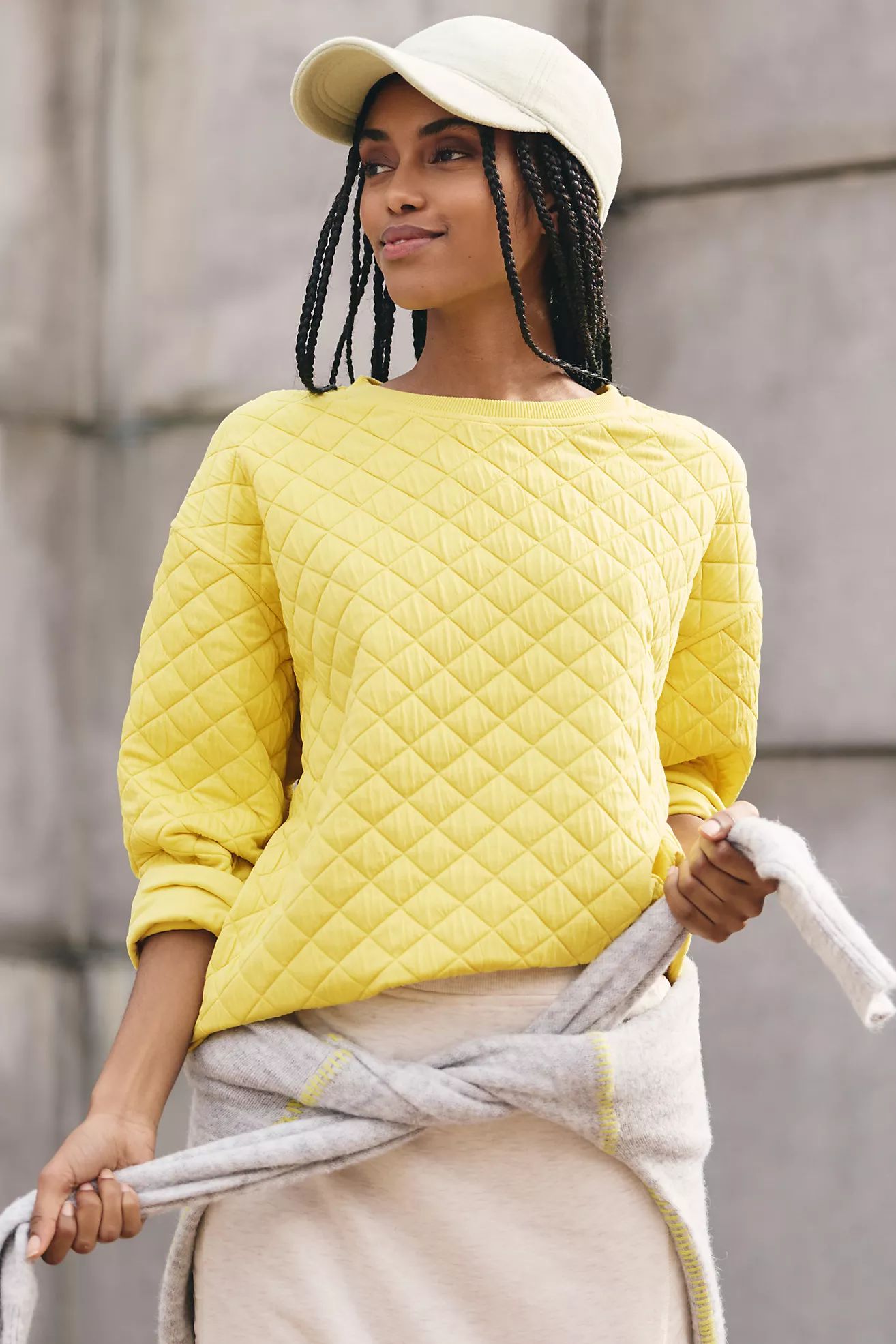 Sunday in Brooklyn Quilted Pullover | Anthropologie (US)