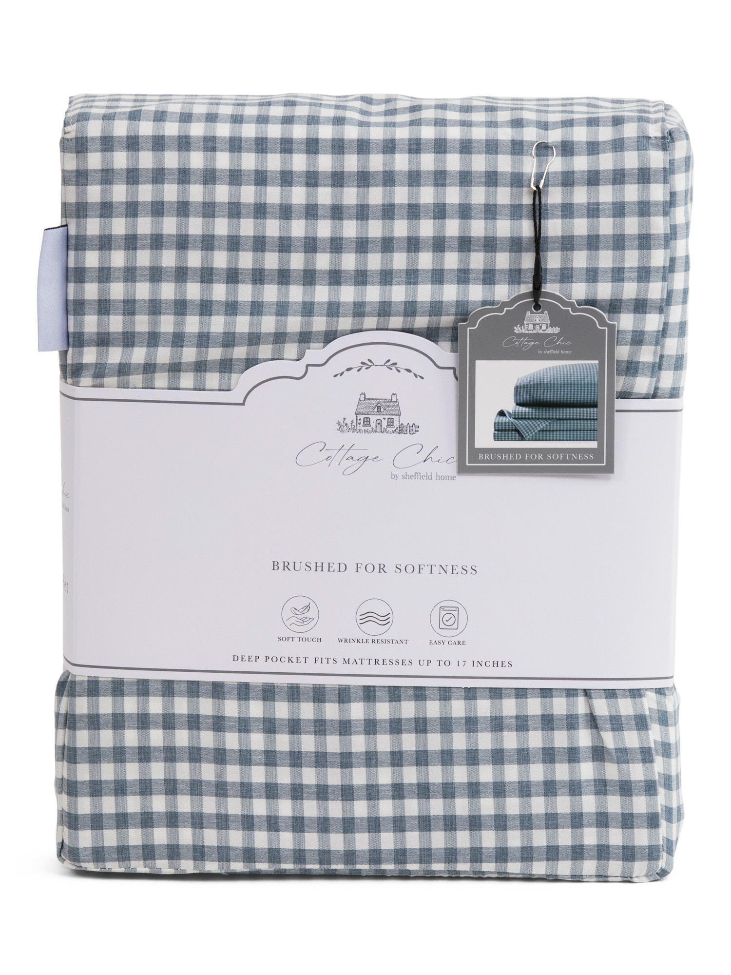 Blue Gingham Sheet Set | TJ Maxx