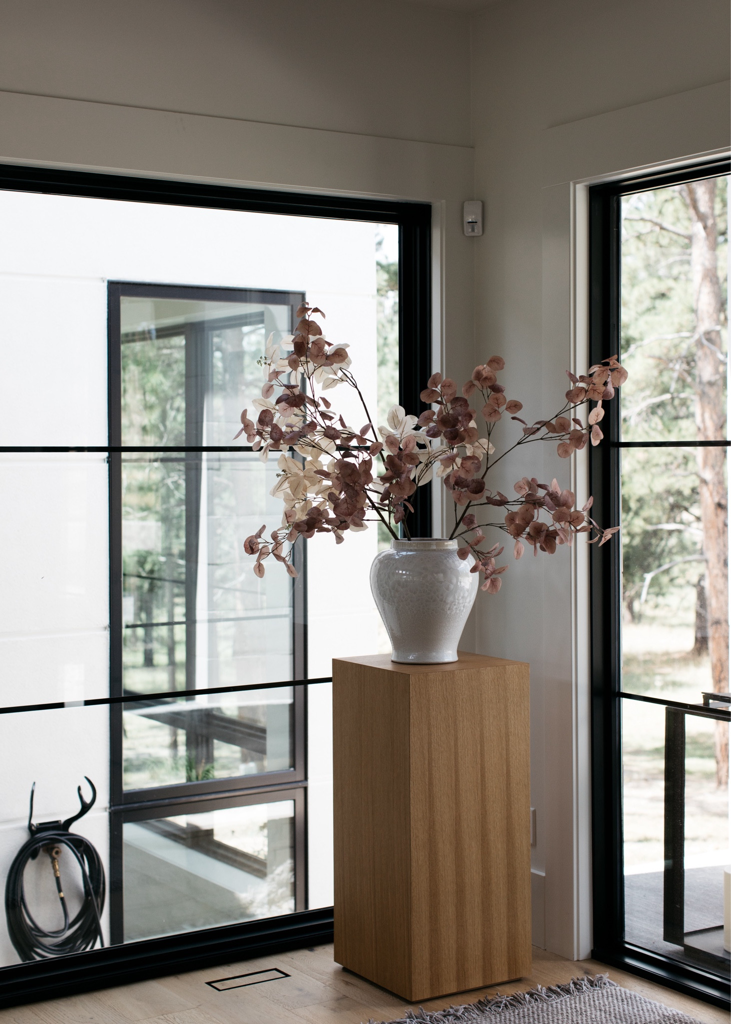 Linking similar vases below. I used 3 of these branches to style this corner. These pedestals were made to the exact size as the Marlow from McGee & Co. we have the large and small.

#LTKStyleTip #LTKHome #LTKSeasonal