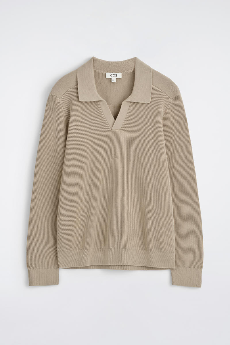 Cotton Polo Sweater | COS (US)