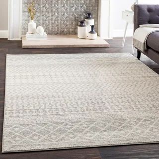 Edie Gray Bohemian Area Rug - 7'10" x 10'3" - 7'10" x 10'3" | Overstock.com Shopping - The Best D... | Bed Bath & Beyond