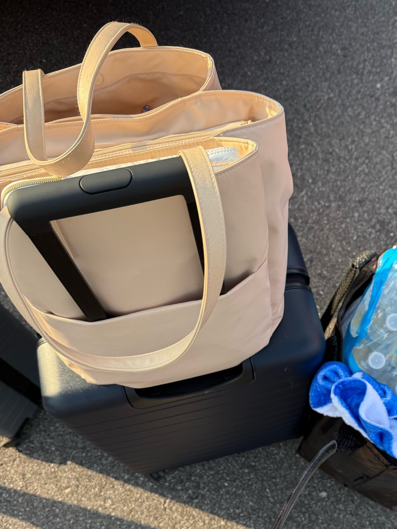 Away Medium Checked & @beistravel Commuter Tote are two travel must haves for me.

#LTKmomlife #LTKOver40 #LTKTravel