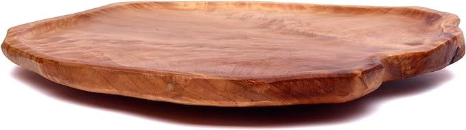 Driini Premium Handmade Root Wood Lazy Susan Turntable - Large Rustic Wooden Serving Platter Chee... | Amazon (US)